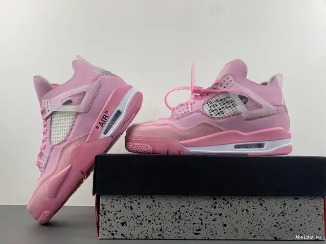 Cheap TB JORDAN OFF-WHITE 4 X PINK 0612